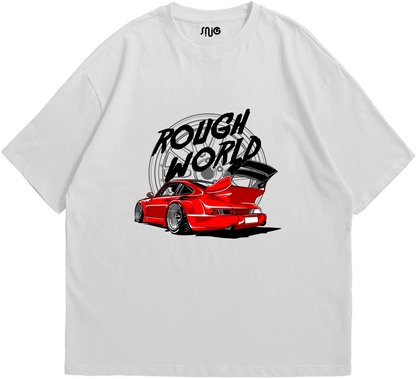 Rougn World Car Oversized T-shirt 017
