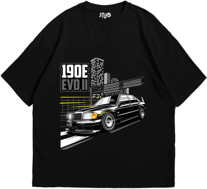 190E EVO II Car Oversized T-shirt 012
