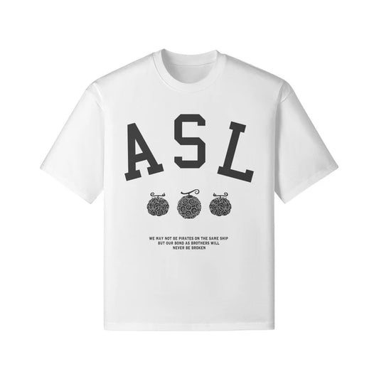 'Brothers at Sea' ASL Oversized T-Shirt